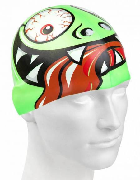 Cuffia piscina silicone Green Face Mad Wave